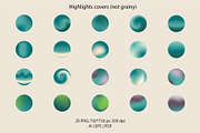 Velvet Jade grainy gradient textures, a Texture Illustration by GapArt (Thumbnail 3 of 7)