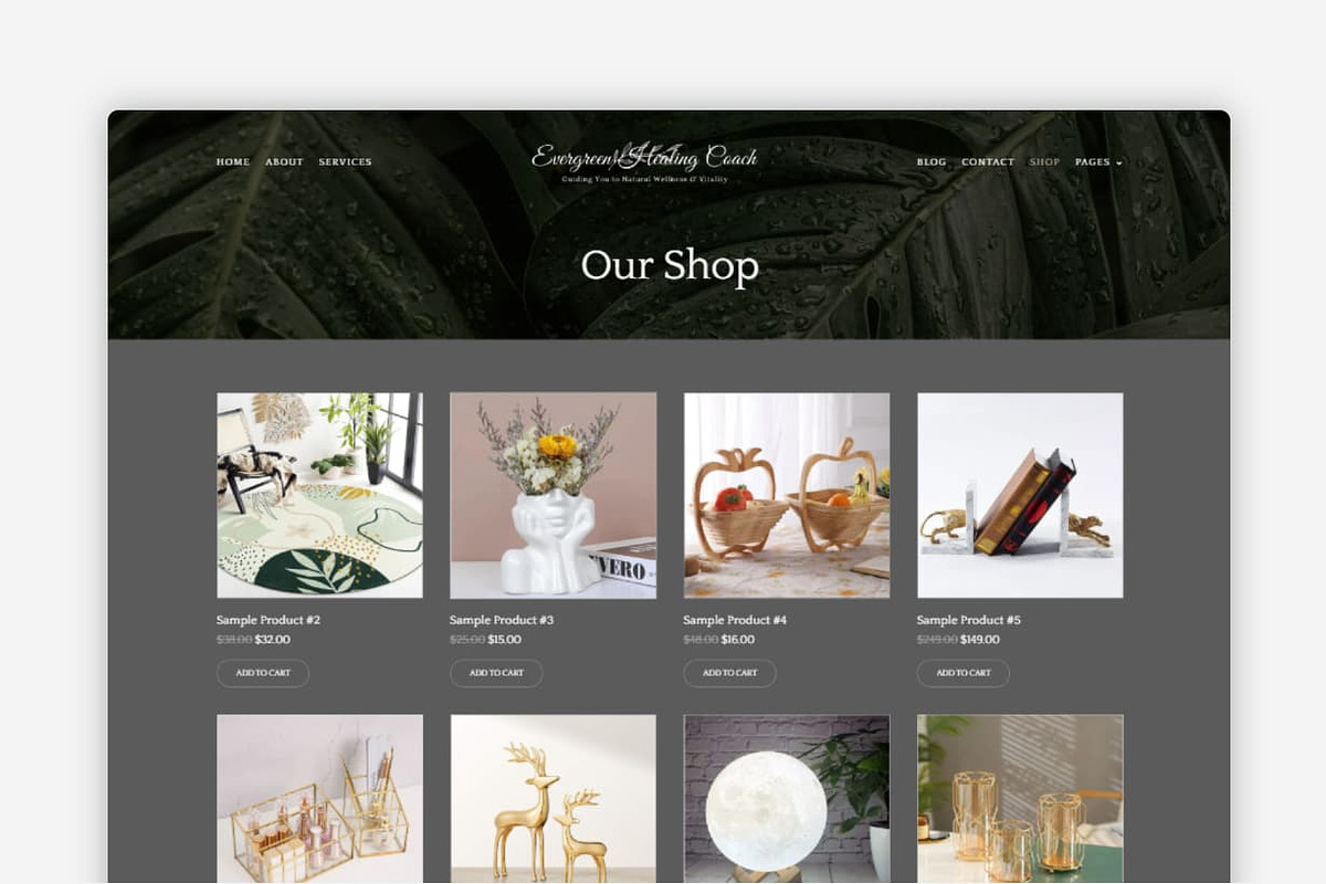 Wellness Coach WordPress Theme preview 6