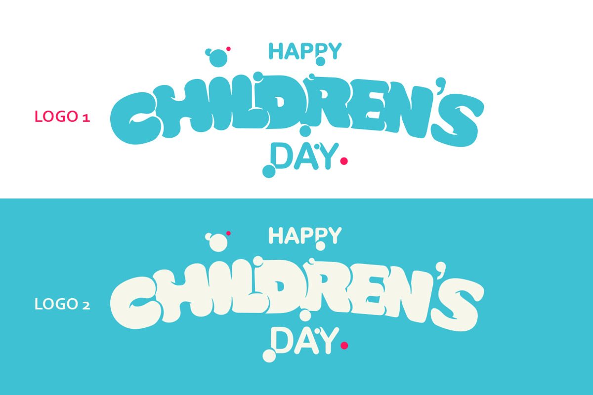 Happy Children's Day, a Poster Template by Anna's Lettering (Photo 2 of 8)