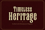 Heritage Ornate, a Slab Serif Font by Wow Magic (Thumbnail 3 of 6)