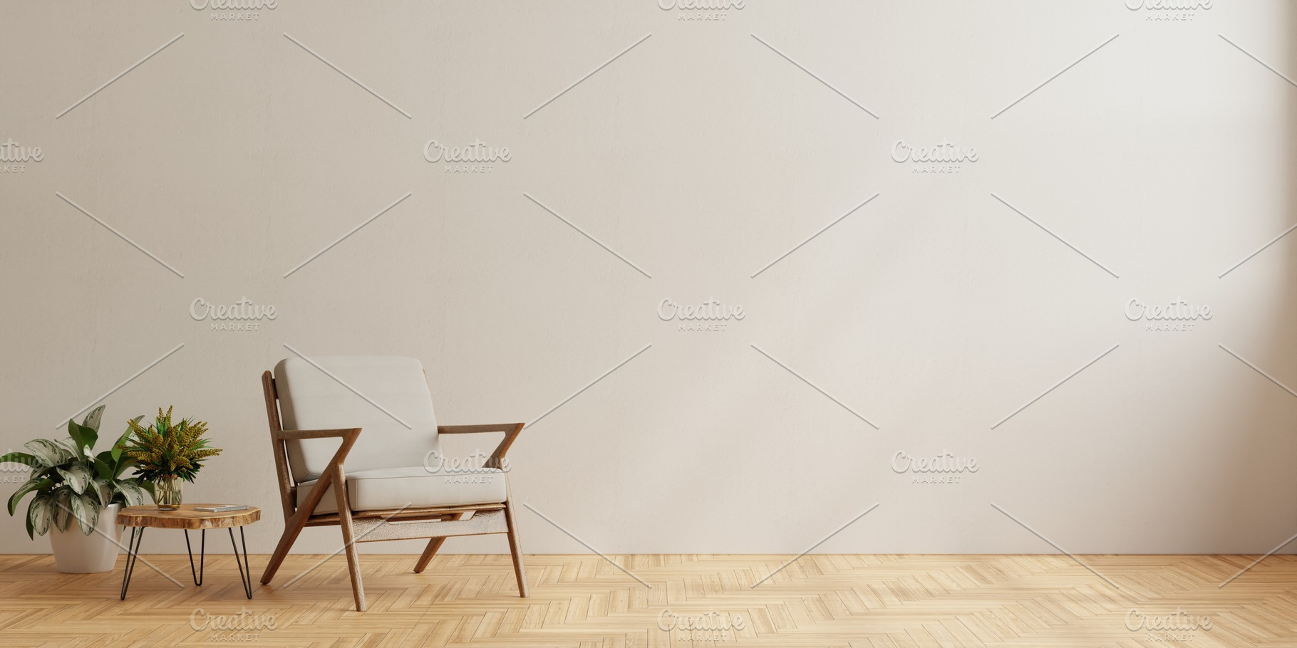 The interior with gray armchair., an Architecture Photo by vanitjan