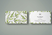 Botanical Business Card, a Business Card Template by ThemeDevisers (Thumbnail 3 of 4)