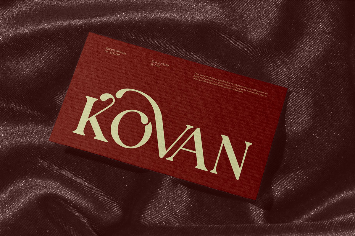 Brocho || Vintage Retro Serif Font, a Serif Font by Idea Studio (Photo 9 of 10)