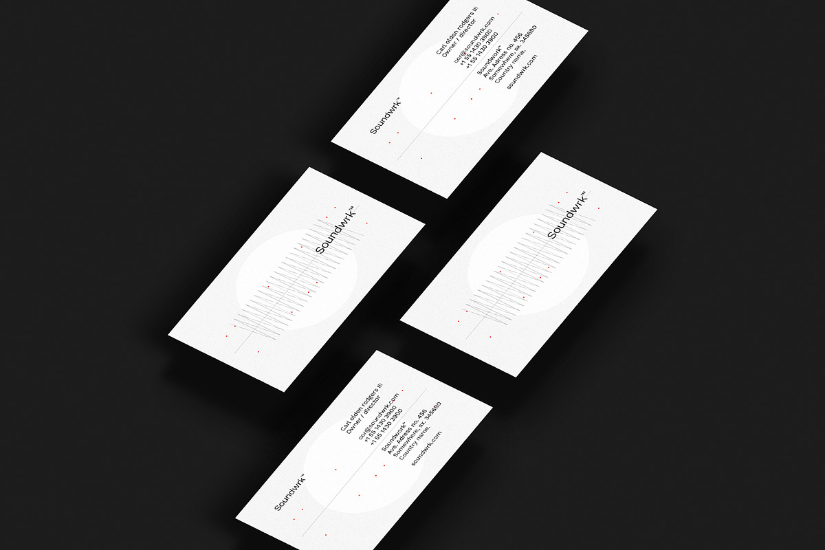 Soundwrk Business Cards Template, a Business Card Template by Srg® (Photo 3 of 4)