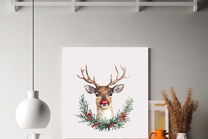 Christmas Reindeer Clipart