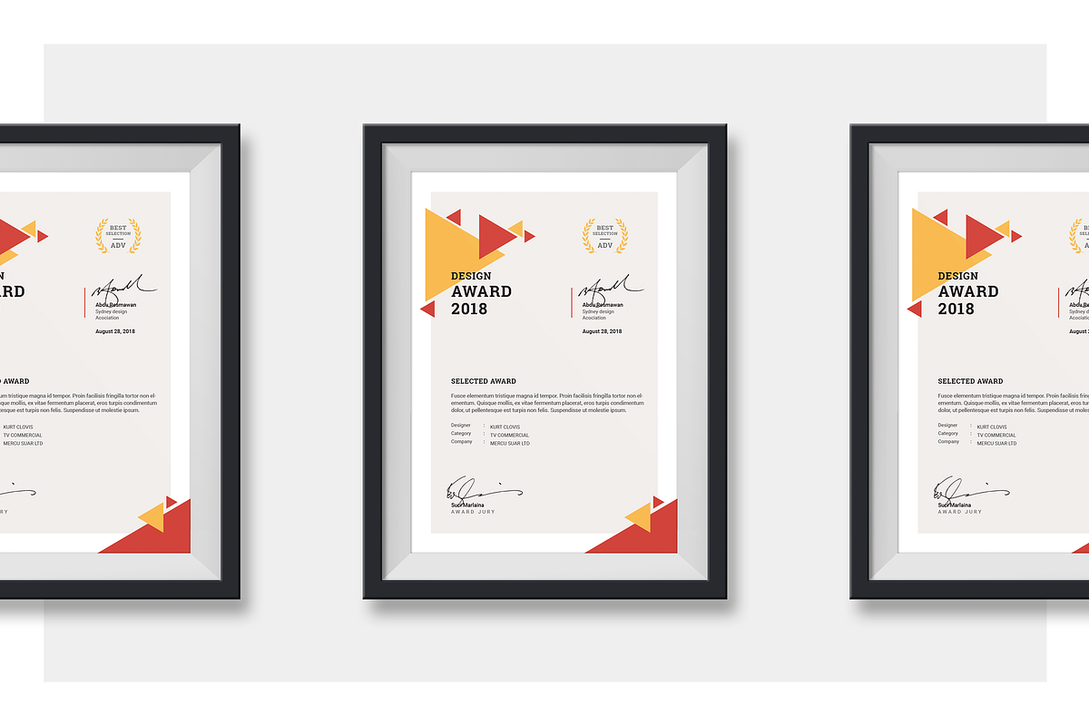 Certificate, a Stationery Template by silukEight (Photo 3 of 6)