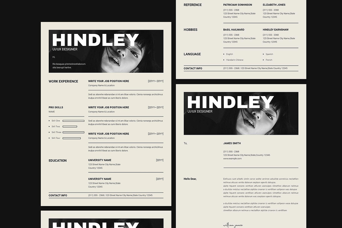 Resume CV Template | Canva, a Resume Template by ElvinPrint (Photo 2 of 6)
