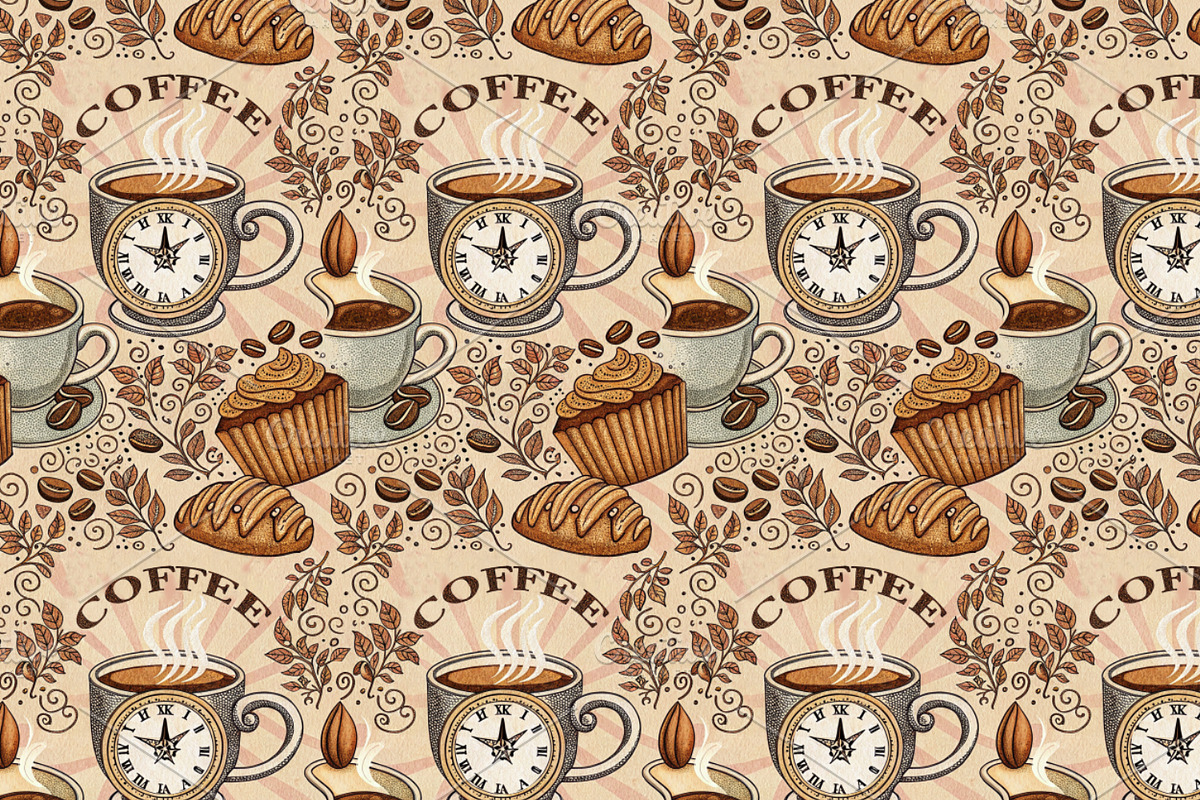 Morning Ritual, a Pattern Graphic by Designs by Helen Trupak (Photo 6 of 11)