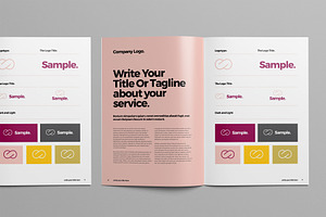 Brand Style Guide Layout