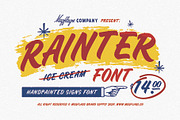 Rainter Sign Painter, a Handwritten Font by Megflags (Thumbnail 1 of 2)