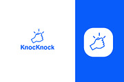Knocknock hand logo template, a Branding & Logo Template by MindMuse (Thumbnail 3 of 3)
