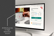 Monitor Display Mock-up #03, a Product Mockup by alexandeerco (Thumbnail 3 of 5)