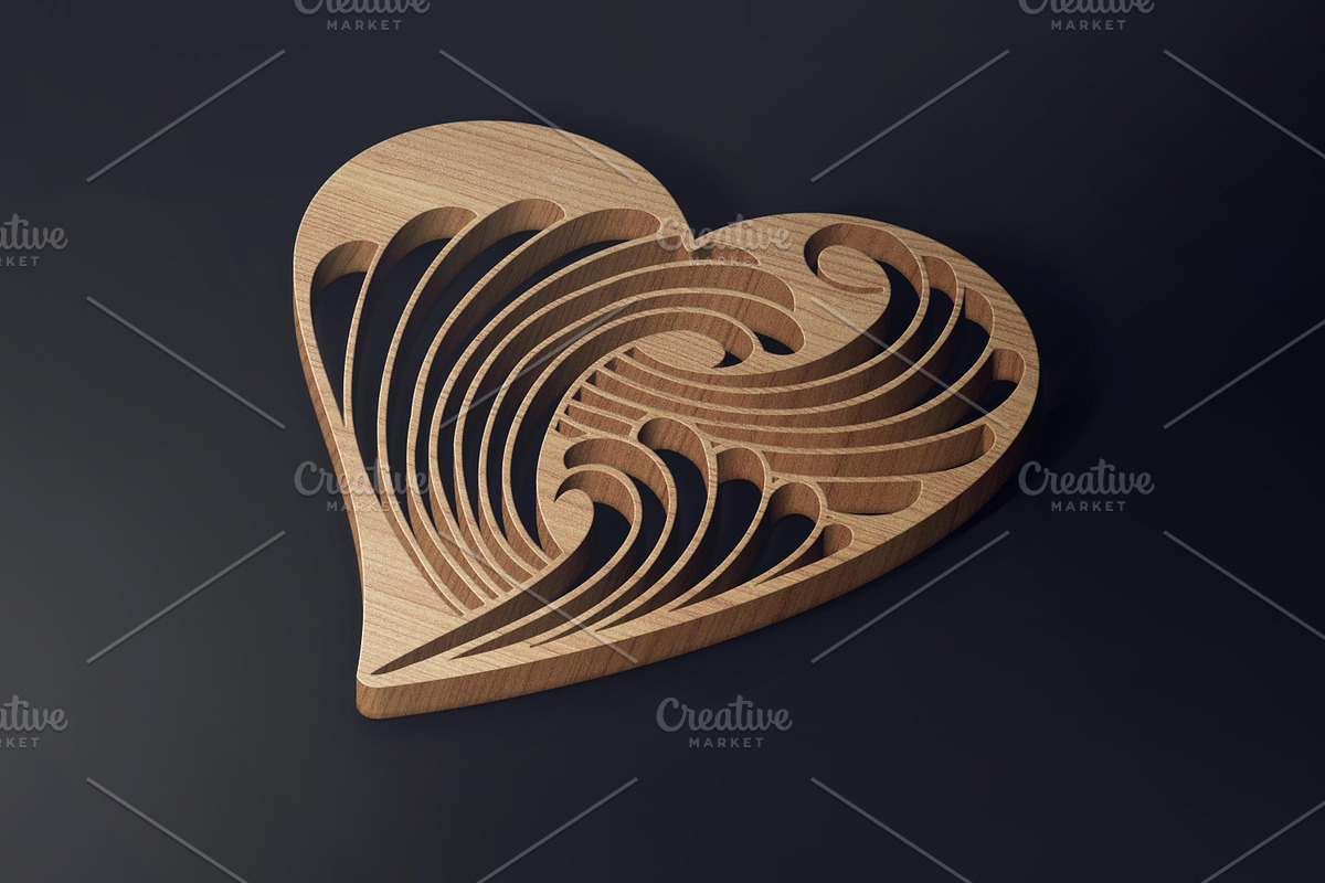 Fancy Hearts Dingbat Font, a Symbol Font by Digital Typeface Studio (Photo 5 of 7)