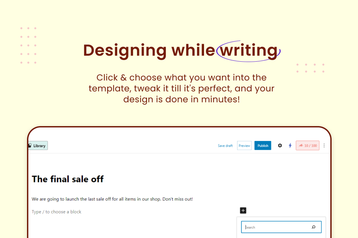 MyShopKit Design Wizard WordPress, a WordPress Template by myshopkit (Photo 3 of 5)