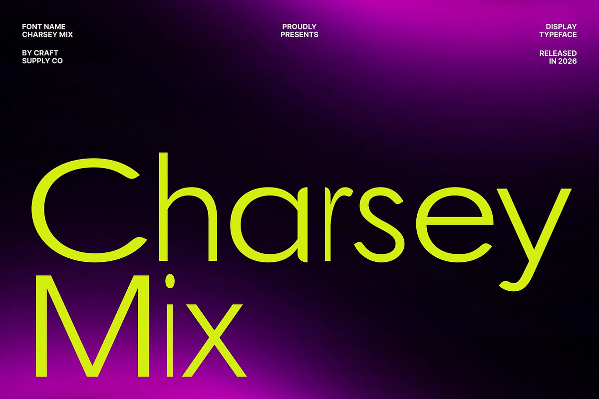 Charsey Mix, a Sans Serif Font by Craft Supply Co. (Photo 1 of 8)