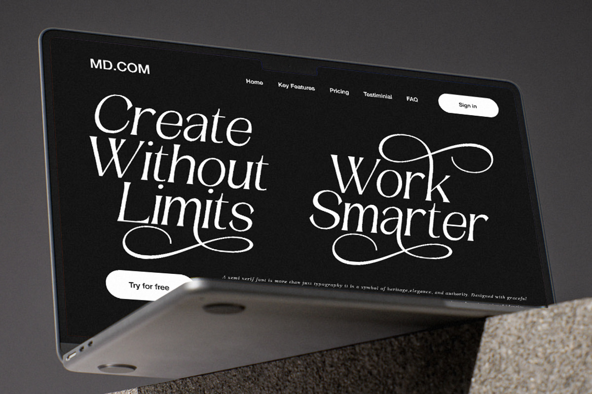 Amilent | 36 Style Font, a Serif Font by IM Studio (Photo 4 of 13)