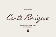ED Corte Brique - Handwritten script, a Handwritten Font by Emyself Design (Thumbnail 1 of 10)