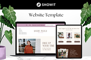 Modern Entrepreneur Showit Website, a Landing Page Template by Sugar Studios (Thumbnail 1 of 8)