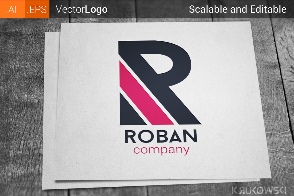 Letter R Company Logo, a Branding & Logo Template by Krukowski Graphics