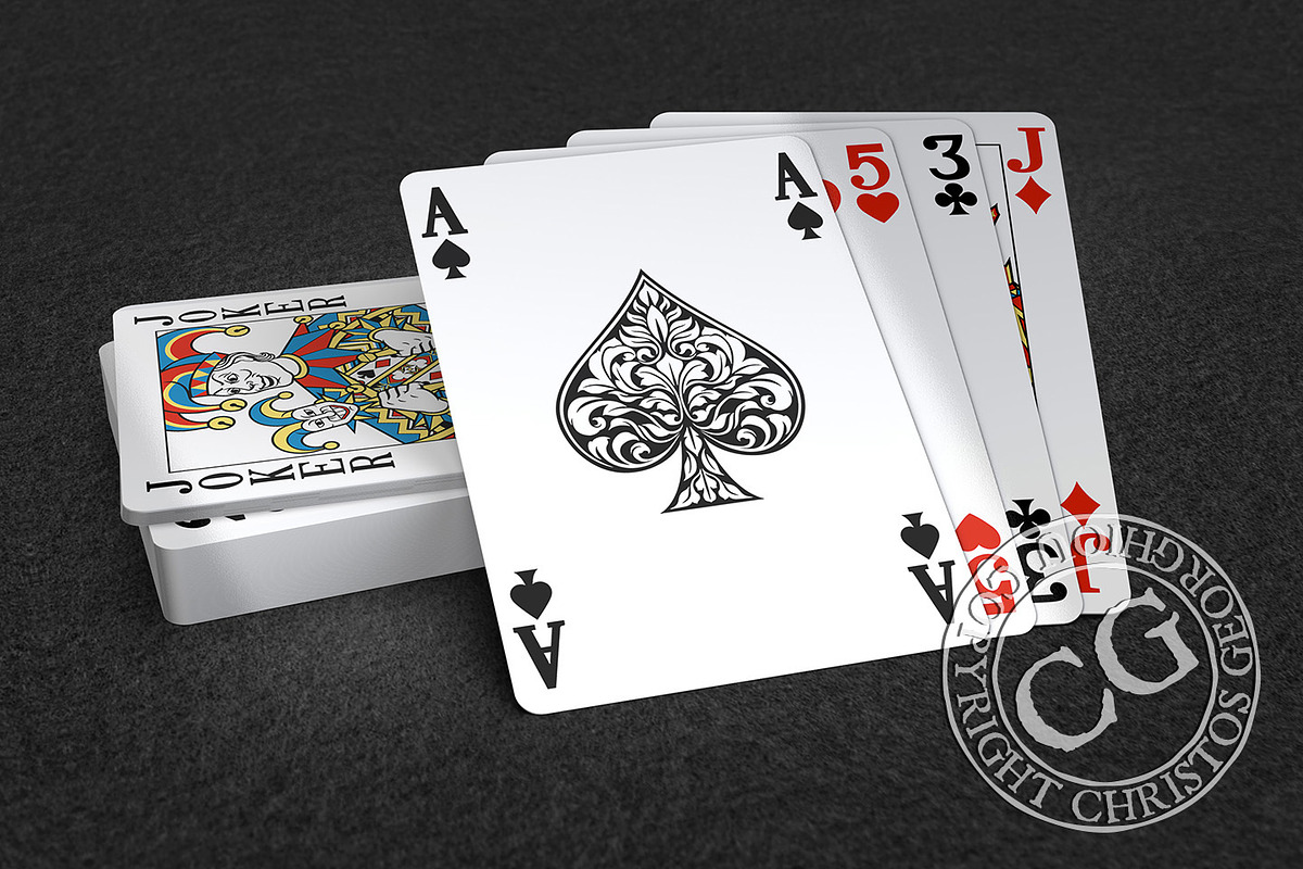 Playing Cards Vintage Deck Design, an Object Illustration by Christos Georghiou (Photo 9 of 10)