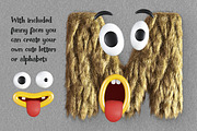 Old Dry Grass or Fur Typo Creator, a Sans Serif Font by TVartworks (Thumbnail 4 of 13)