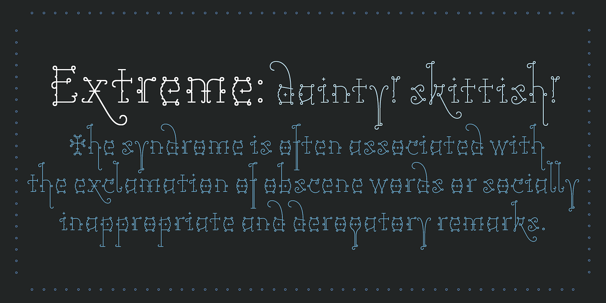 Tourette, a Slab Serif Font by Barnbrook Fonts