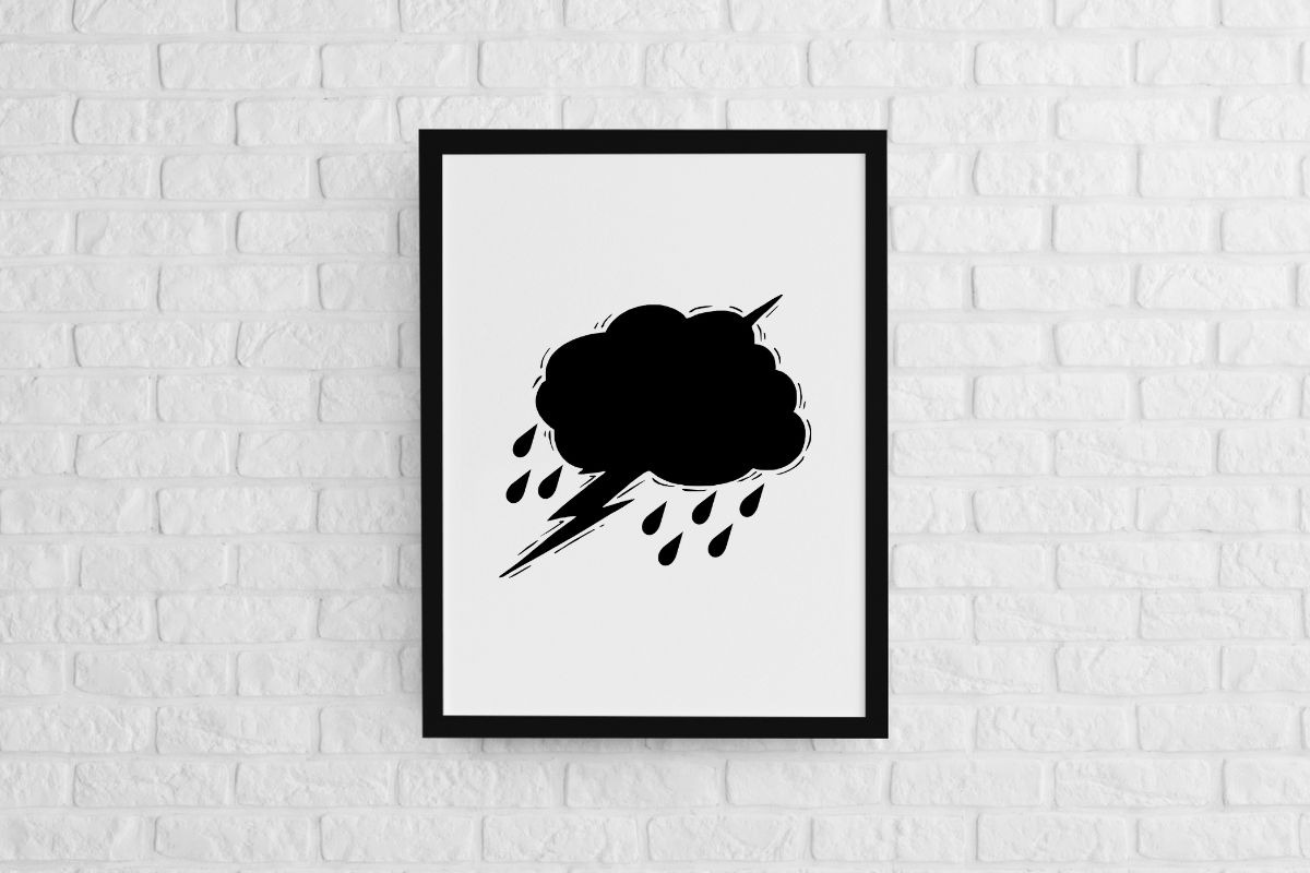 Rain Silhouette, an Illustration by newminddesign (Photo 4 of 4)