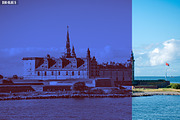 Duo-Blue Duotone Photoshop Action preview 5