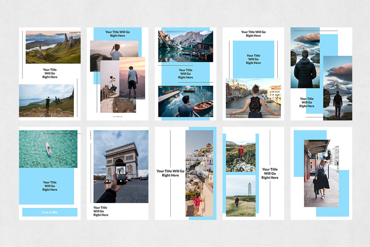 Travel Pinterest Posts, a Social Media Template by Social Corner Graphics (Photo 8 of 8)