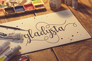 Gladysta Script, a Script Font by vanroem (Thumbnail 8 of 10)