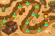 Game Level Map Pack - Horizontal Mod, an Illustration by pzUH (Thumbnail 6 of 8)