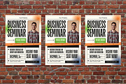 Art Deco Business Seminar Flyer Set, a Flyer Template by Aiyari Graphic (Thumbnail 3 of 3)