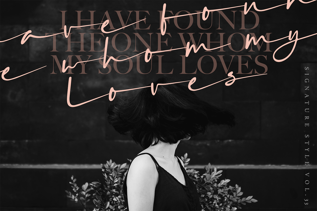 Silver Sands - Signature Font, a Script Font by Megi Satyo Widodo (Photo 5 of 15)