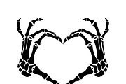 Skeleton Fingers Set, Cut Files, a Person Illustration by Watercolor_Vector Graphic (Thumbnail 2 of 16)