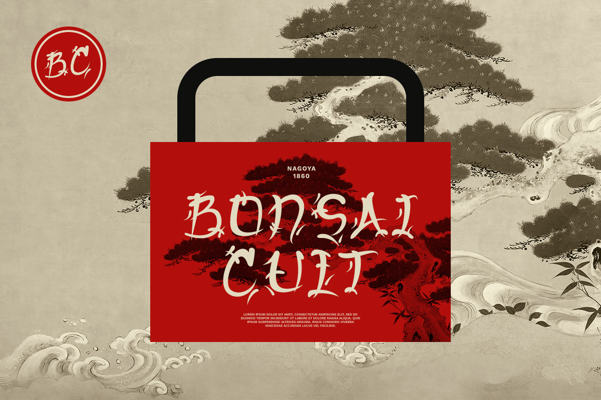 Kaze Japanese Asian Display Font, a Script Font by Vadovastd (Photo 5 of 8)