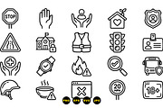 Minimalist Safety Icon Line Art Bund, an Illustration by designvectx (Thumbnail 2 of 3)