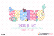 Spring Letters Clipart, an Object Illustration by Huckleberry Hearts (Thumbnail 1 of 4)