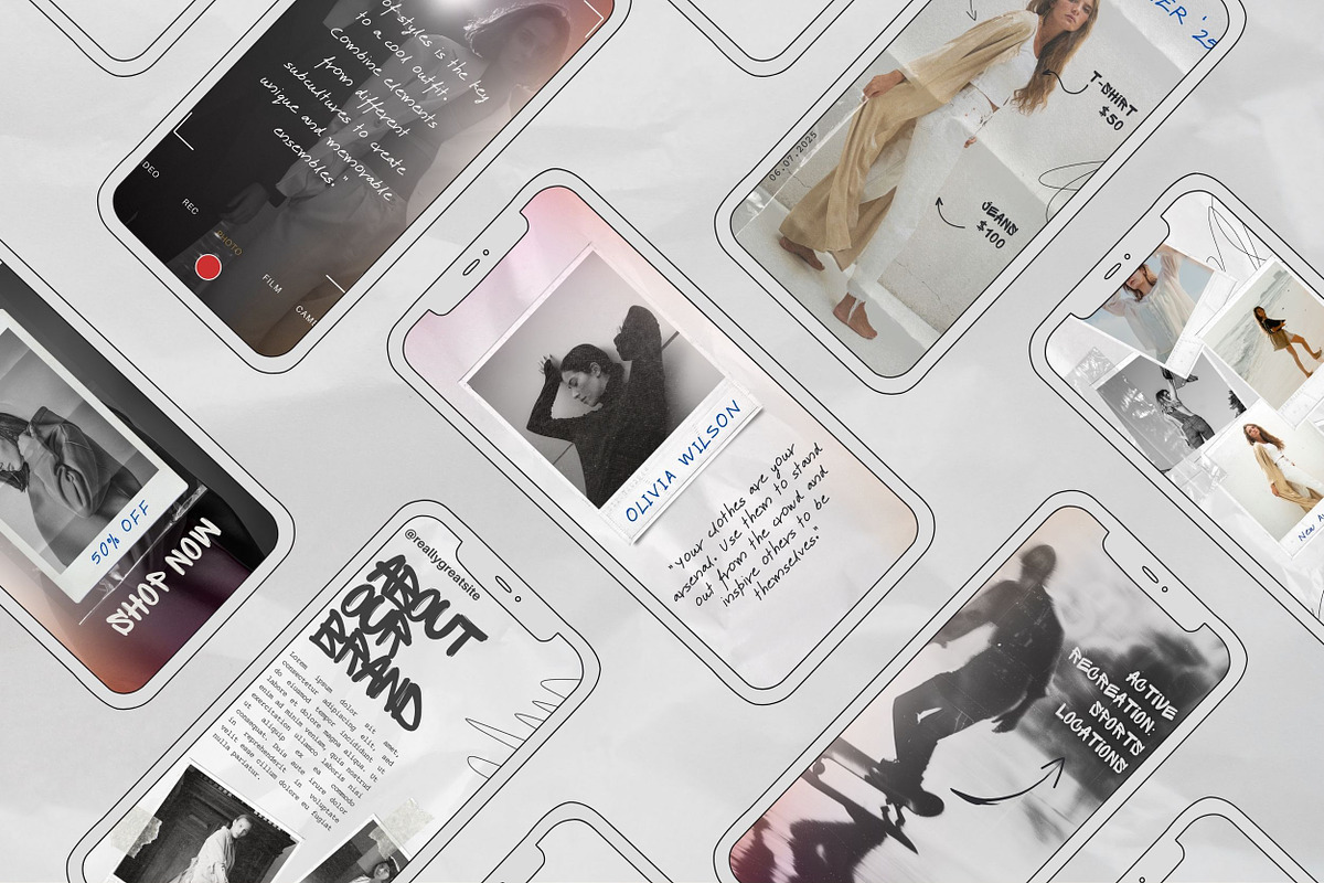 Modern Instagram Templates Canva, a Social Media Template by InstaDesignPro (Photo 3 of 8)