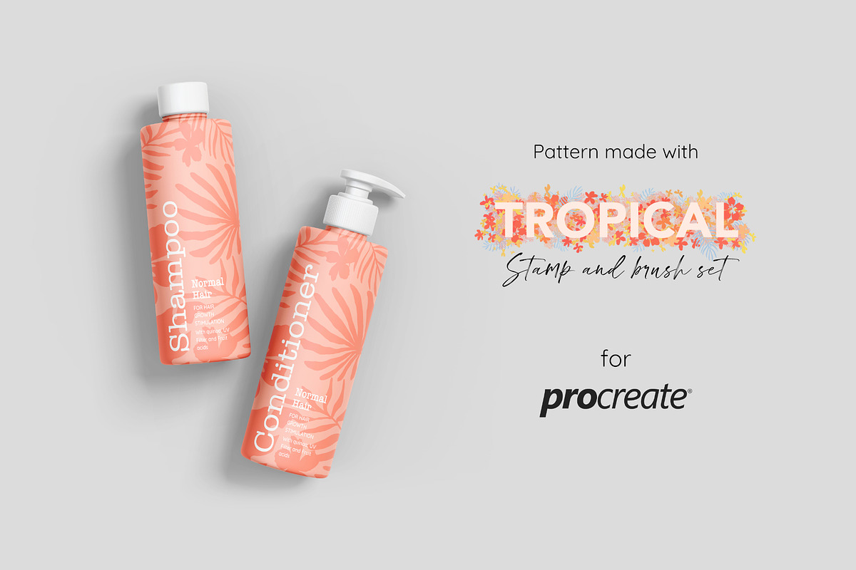 Procreate Tropical Summer Brush Set, a Brush Add-On by Littlefield Design (Photo 5 of 16)