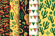 Mexican Cinco de Mayo Patterns, a Pattern Graphic by ilonitta (Thumbnail 3 of 8)