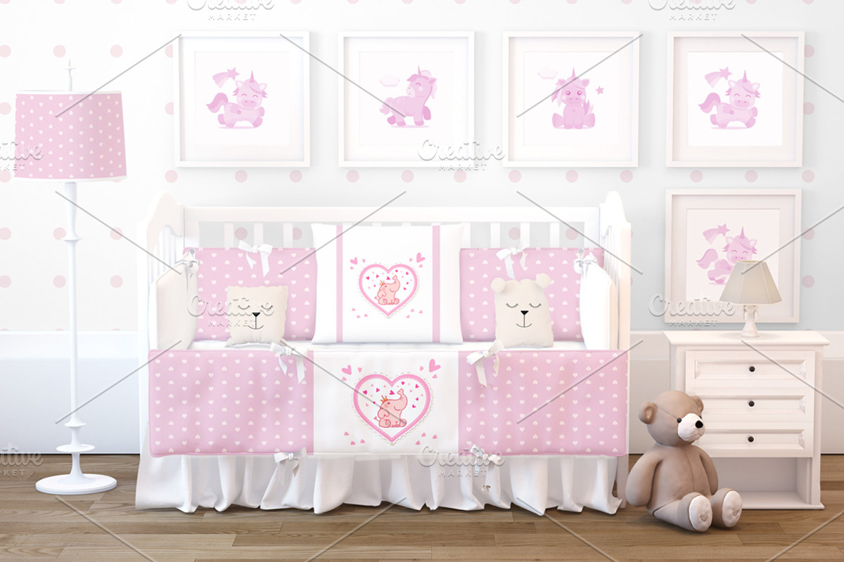 Baby Room Mockup 12/1, an Apparel Mockup by Milan Mockup (Photo 3 of 12)