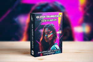 Glitch Transitions for Premiere Pro, a Plug-in Add-On by AAA Presets