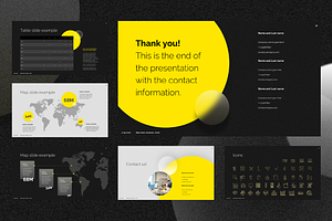 Black Glass - PowerPoint Template