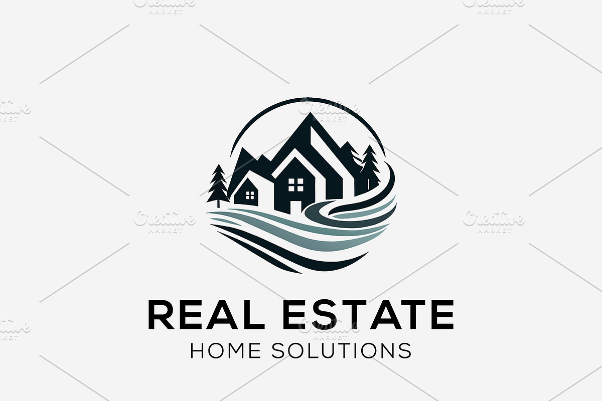 Logo for real estate home solutions, a Branding & Logo Template by efuturestudio (Photo 2 of 3)