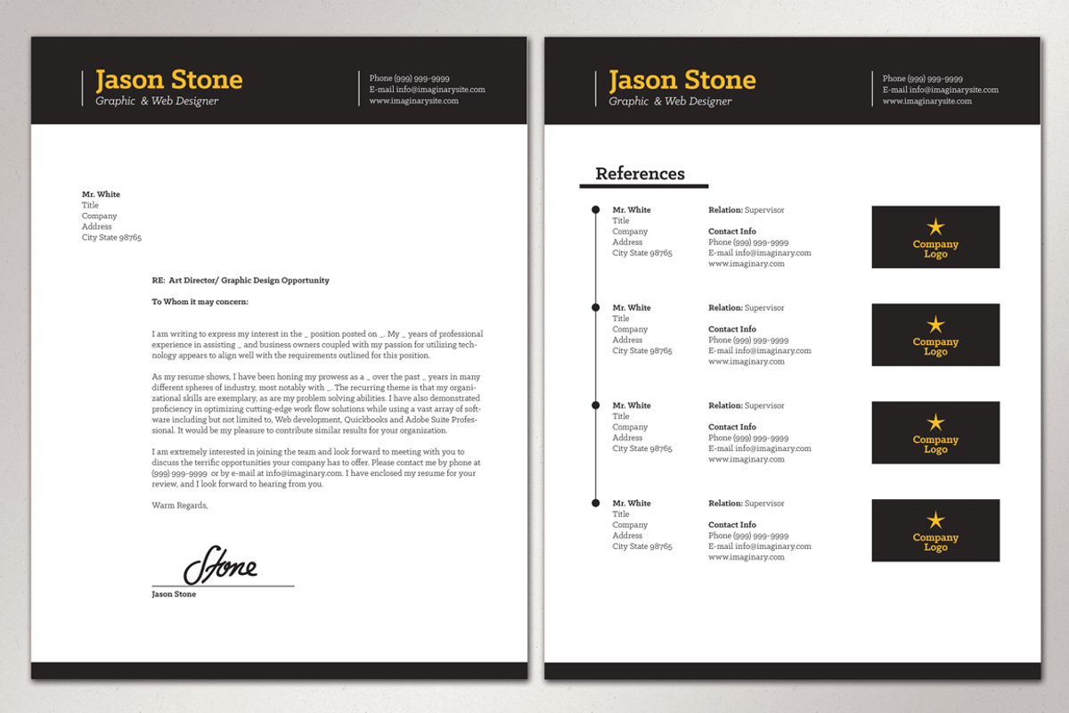 Professional Resume/CV, a Resume Template by FDwight (Photo 3 of 3)