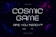 Cosmo Core | Pixelated Font, a Sans Serif Font by gracetype_studio (Thumbnail 2 of 12)
