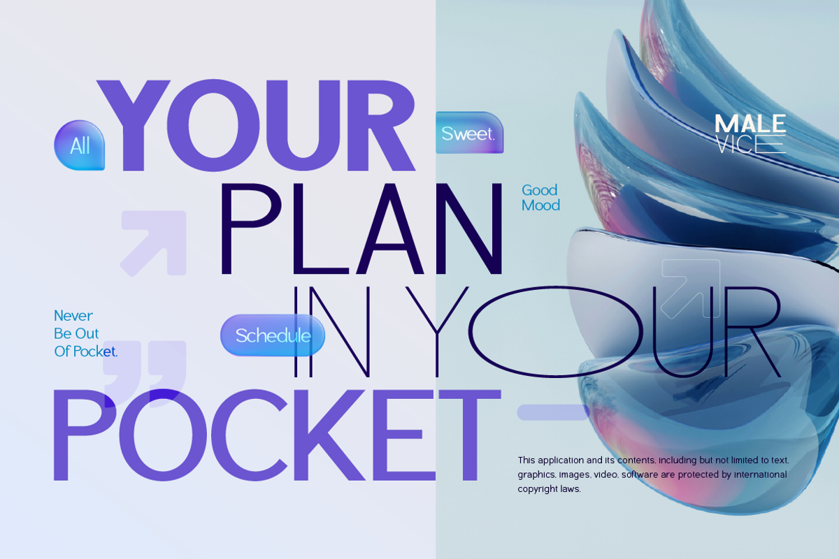 Malevice Pro | 9 Weight, a Sans Serif Font by Burntilldead (Photo 4 of 13)