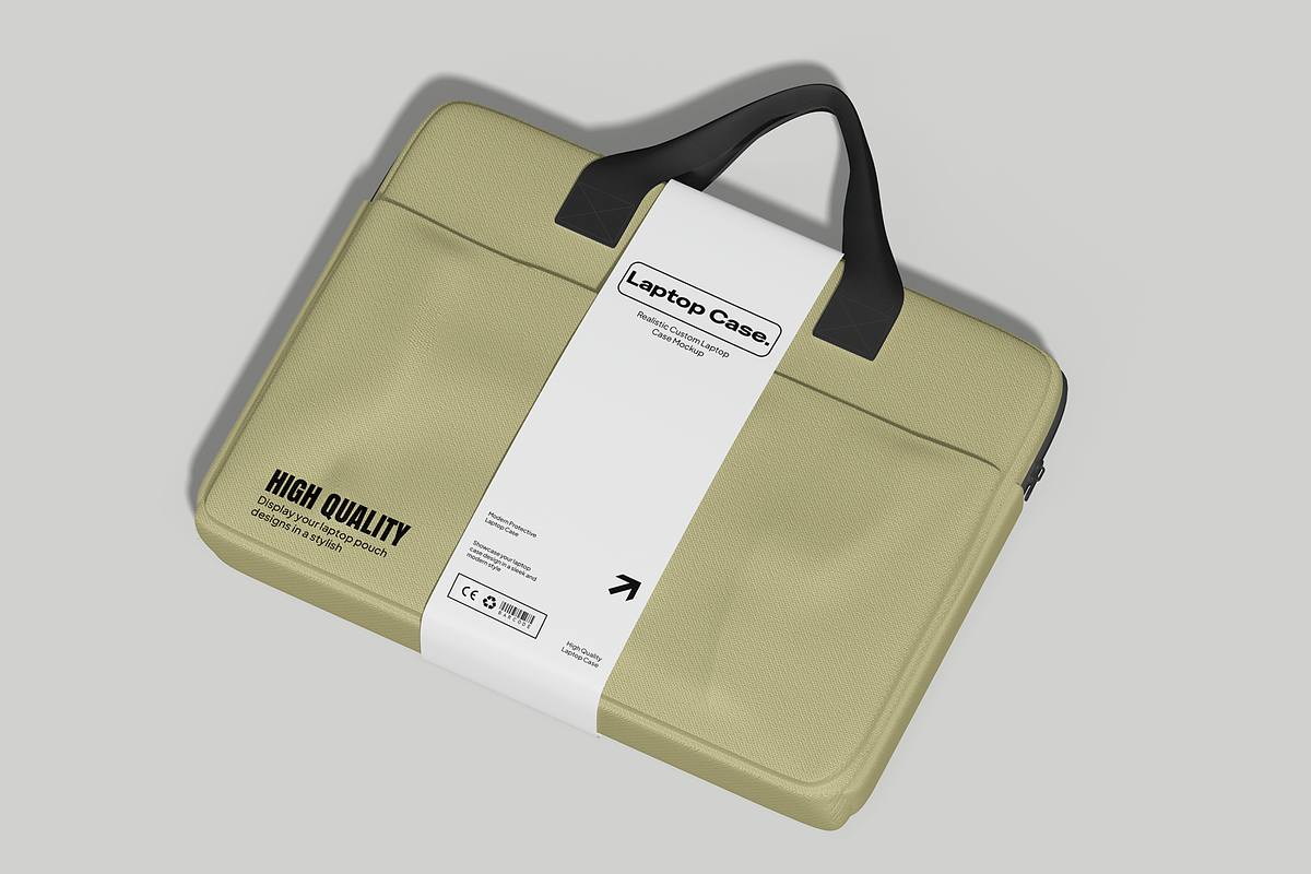 Laptop Case Mockup, a Packaging Mockup by Permadi Creative (Photo 5 of 5)