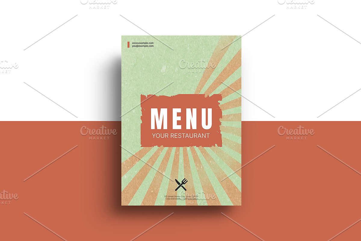 Vintage Restaurant Menu Flyer V1344, a Flyer Template by Template Shop (Photo 3 of 4)