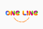 One Line Bold Colored font, a Symbol Font by kaer_shop (Thumbnail 10 of 10)